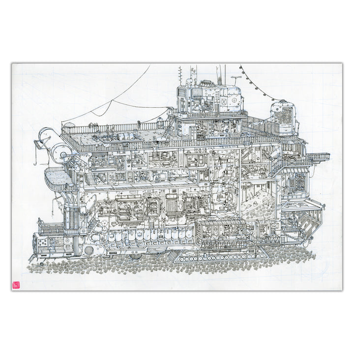 Mathieu Bablet - Silent Jenny - The Cherche Midi - Premium print