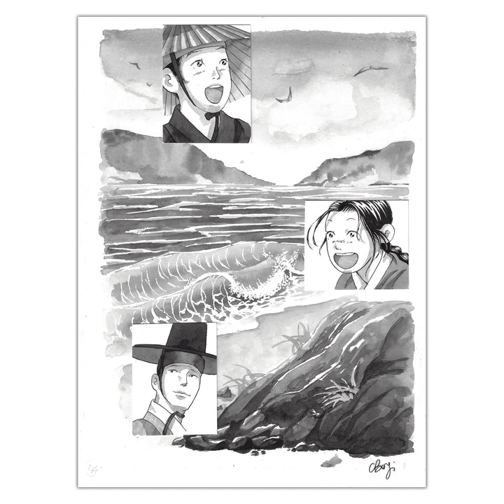 Carine Borgi - La Promesse du Souffle - Planche originale 44