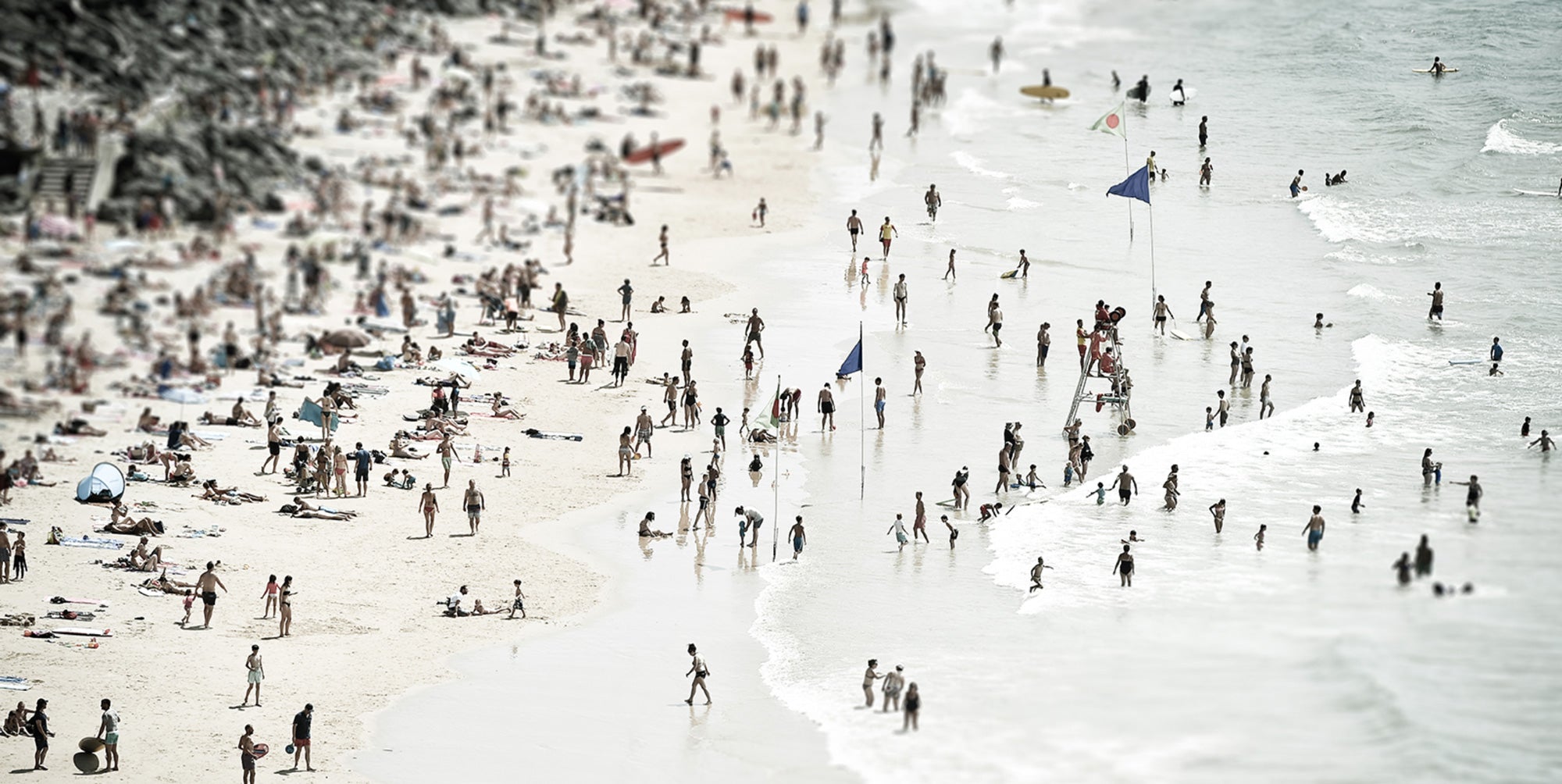 Sports Art - That Beach - Photographie originale de Corinne Dubreuil (détail)