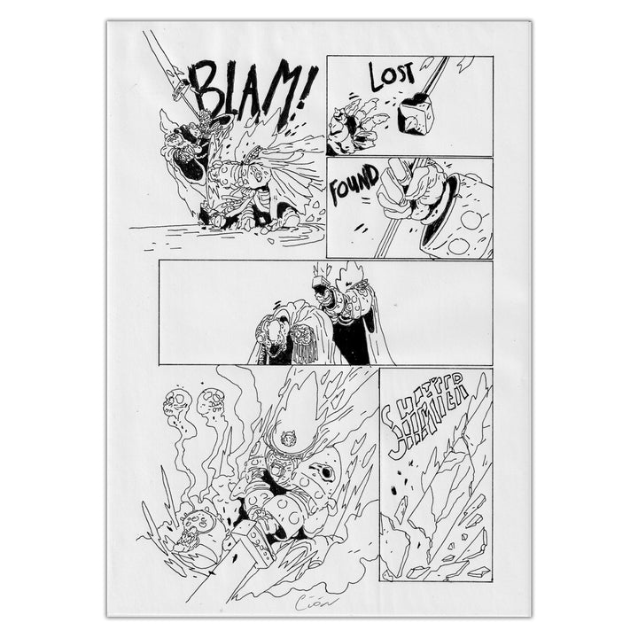 CROM - Birdking Livre 2 - Planche originale 117