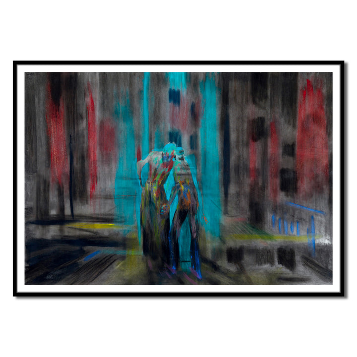 Cyril Pedrosa - Journal d'une Bataille - Les Amoureux - Illustration originale