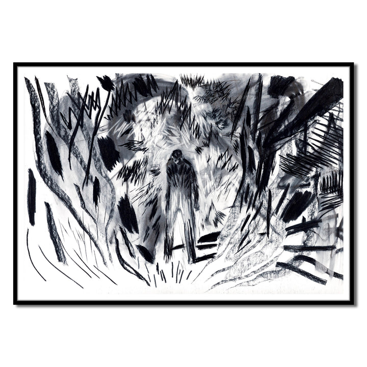 Cyril Pedrosa - Journal d'une Bataille - La Forêt de Feu - Illustration originale