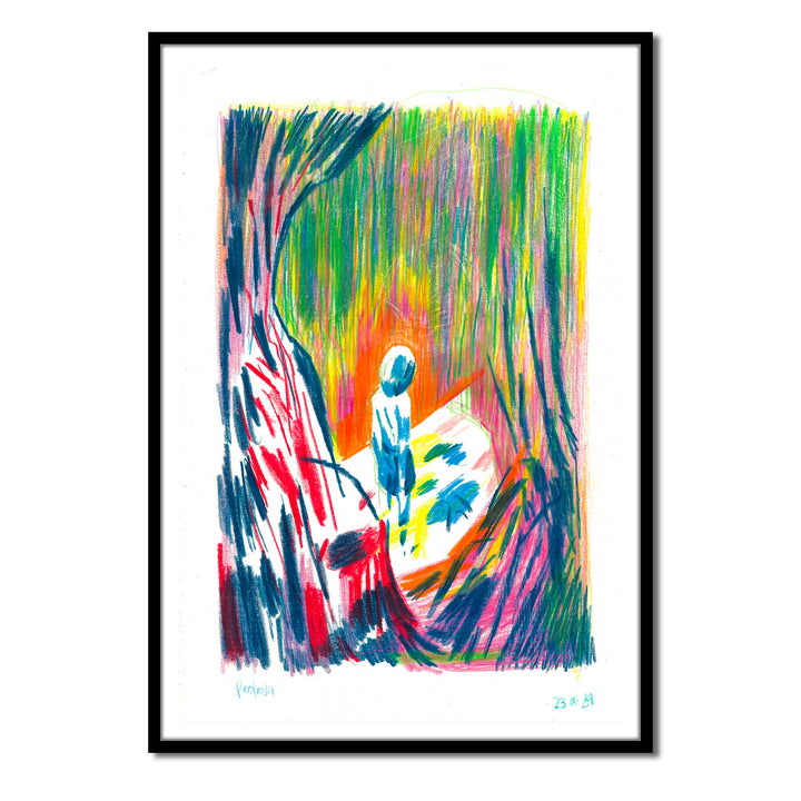 Cyril Pedrosa - Journal d'une Bataille - Jardin 2 - Illustration originale