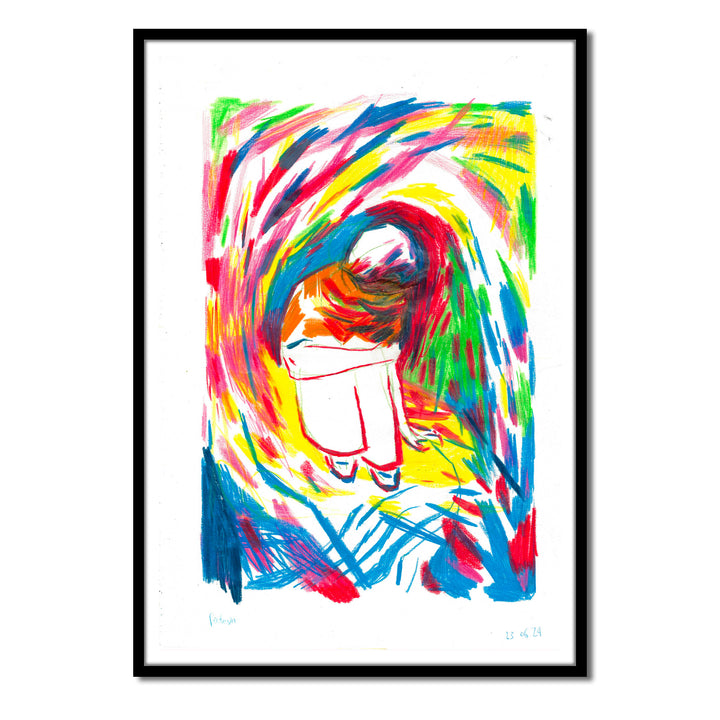 Cyril Pedrosa - Journal d'une Bataille - Jardin - Illustration originale