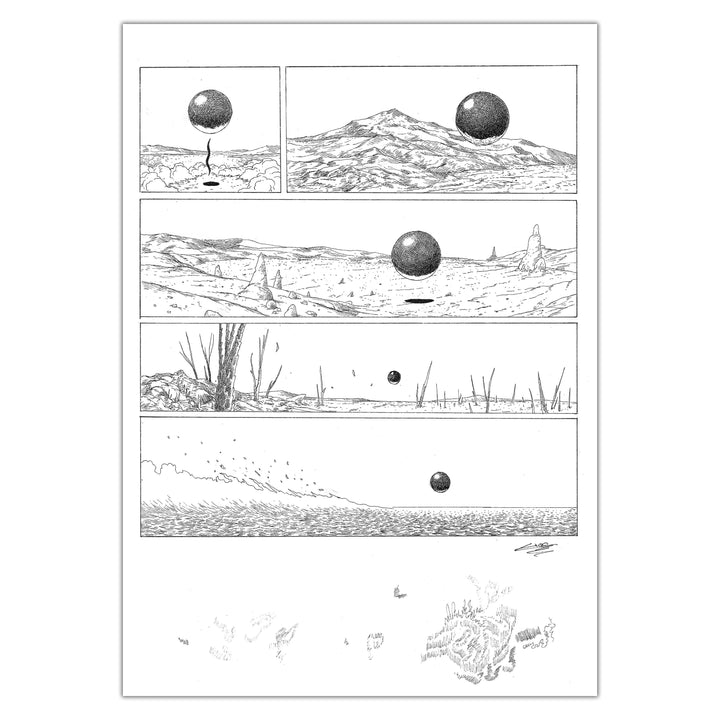 Elie Huault - Cometa - Original page 44
