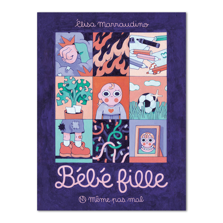 Élisa Marraudino - Bébé Fille - Brocante - Planche originale