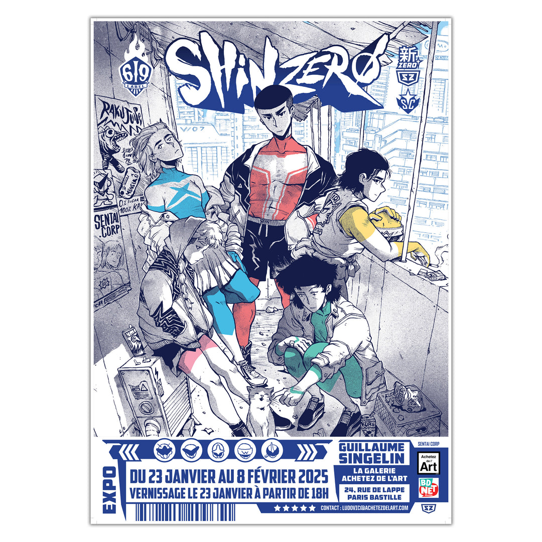 Guillaume Singelin - Shin Zero - Couverture originale Cultura