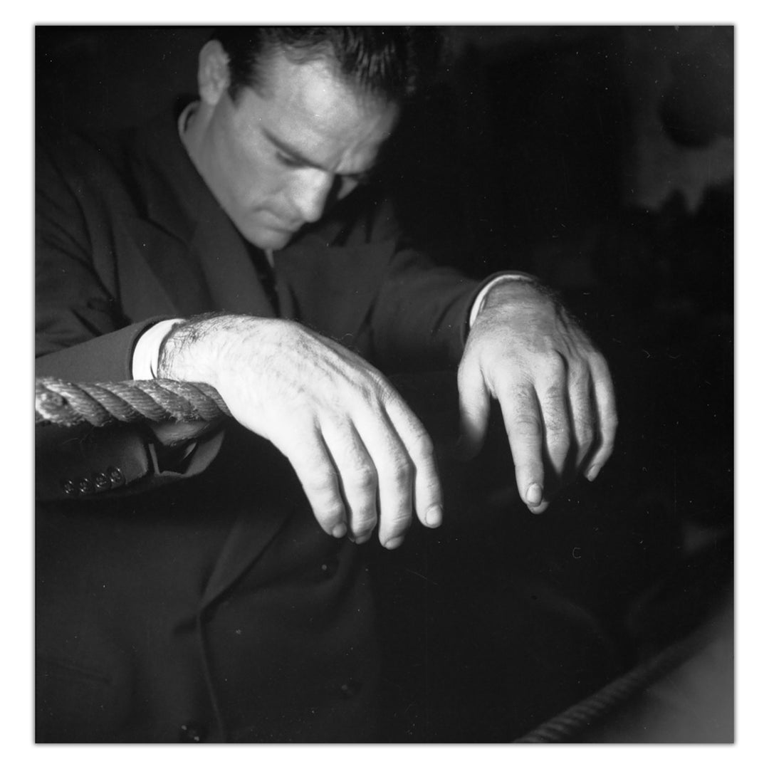 Sports Art - Marcel Cerdan - Photographie originale de Georges Dambier
