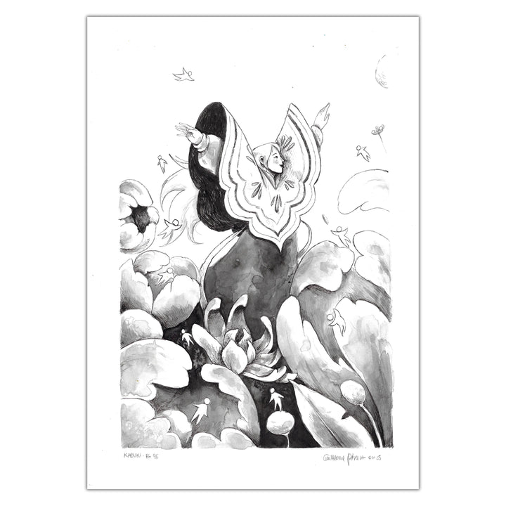 Guilherme Petreca - Kabuki - Planche originale 96
