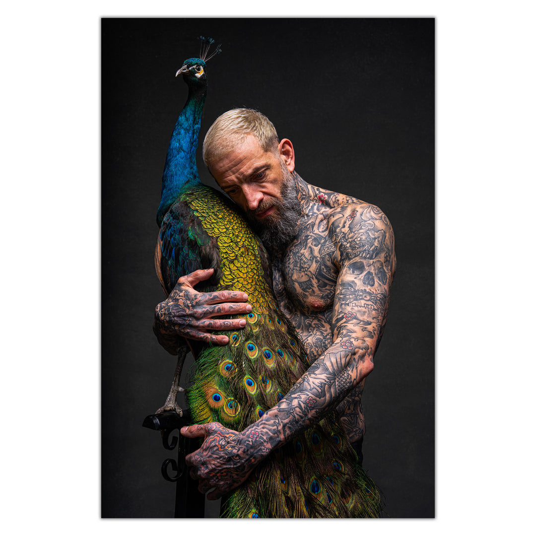 Harold Hermann - Human with Peacock