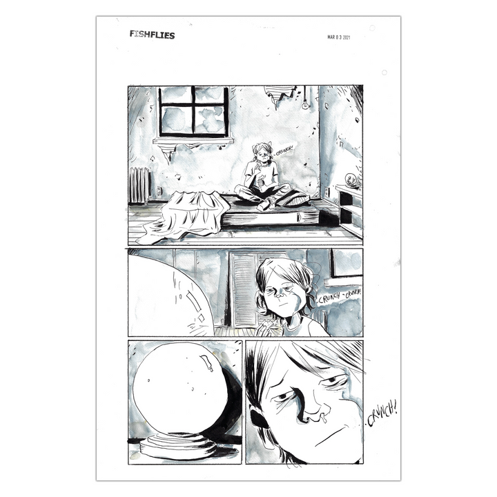 Jeff Lemire - Fishflies - Original plate 53