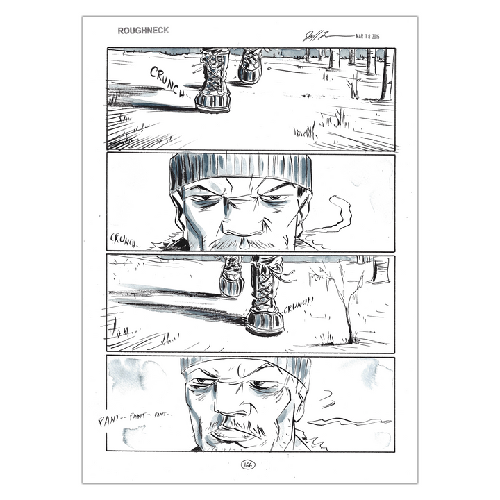 Jeff Lemire - Roughneck - Planche originale 166