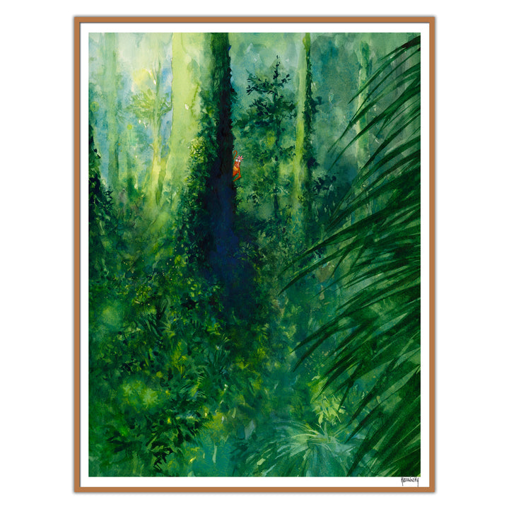 Jean-Paul Krassinsky - Le Singe qui Aimait les Fleurs - Print premium en précommande