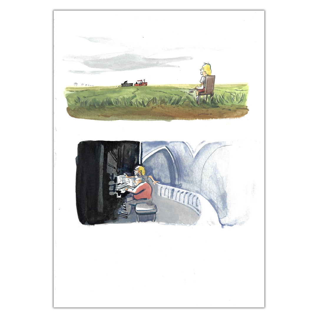 Louis Clichy - Le Corset - Dessin original sur papier (réf. 109)