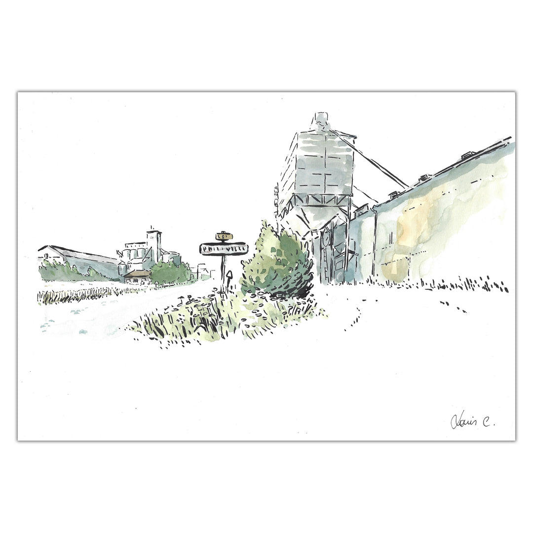 Louis Clichy - Le Corset - Dessin original sur papier (réf. 124)