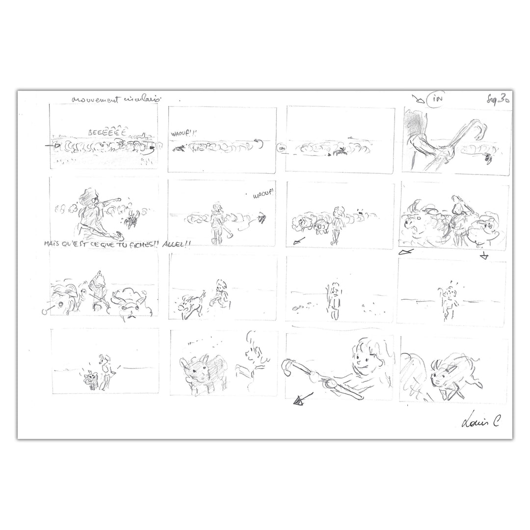 Louis Clichy - Le Corset - Dessin original sur papier (réf. 192)