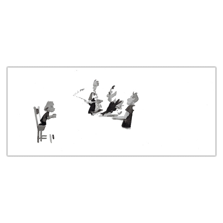 Louis Clichy - Le Corset - Dessin original sur papier (réf. 314)
