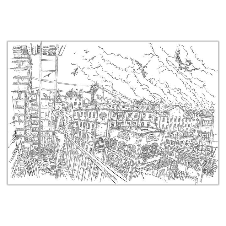 Le Turk - Dead Train - Double planche originale page 8-9