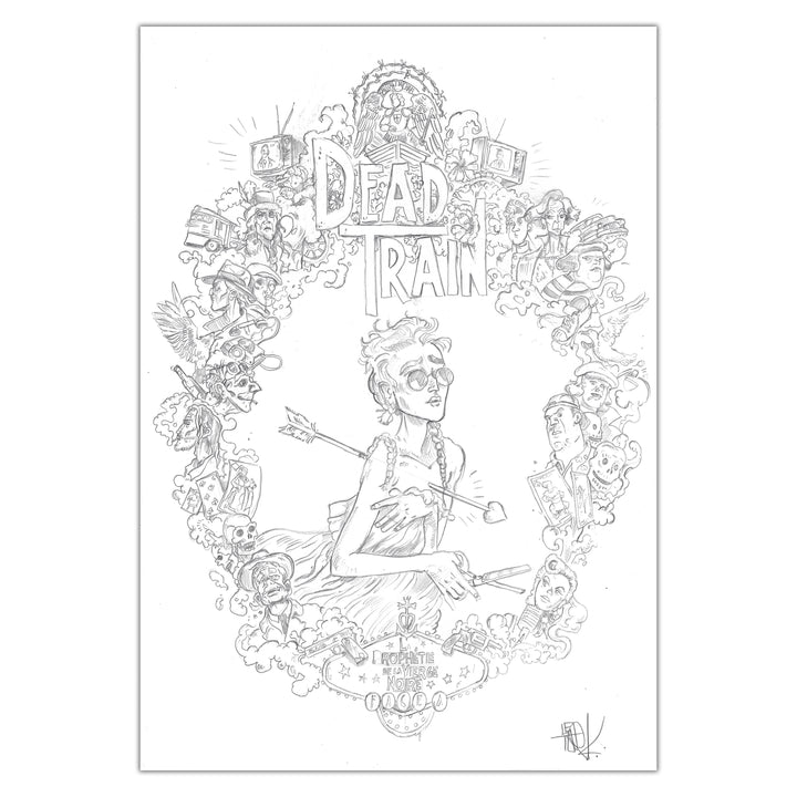Le Turk - Dead Train - Planche originale Page titre