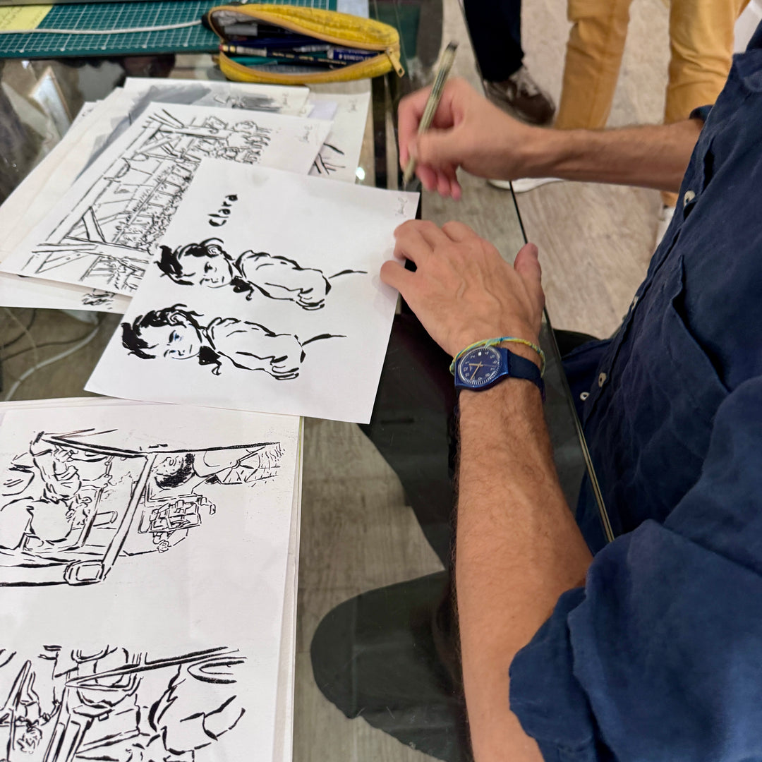 Louis Clichy - Le Corset - Dessin original sur papier (réf. 27)