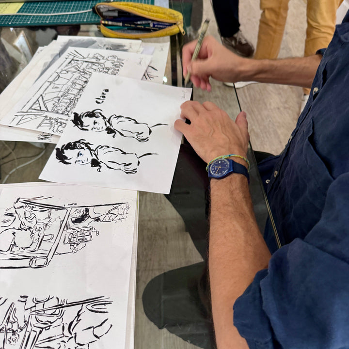 Louis Clichy - Le Corset - Dessin original sur papier (réf. 27)