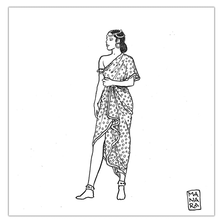 Manara - Illustration - Kama Sutra - Vendue encadrée