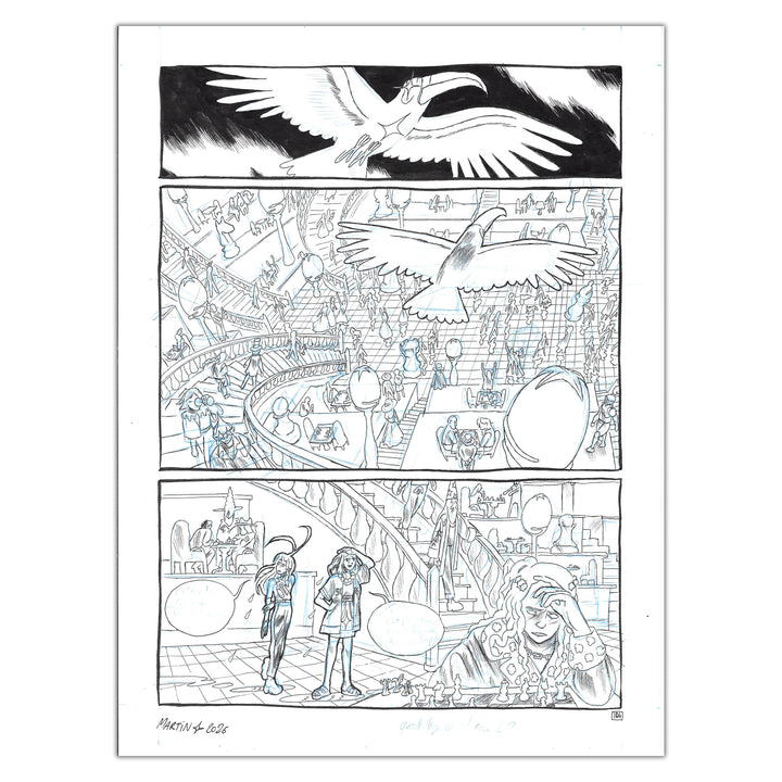 Martin Robic (Label 619) - Planche originale 108 Une Fête Sans Fin