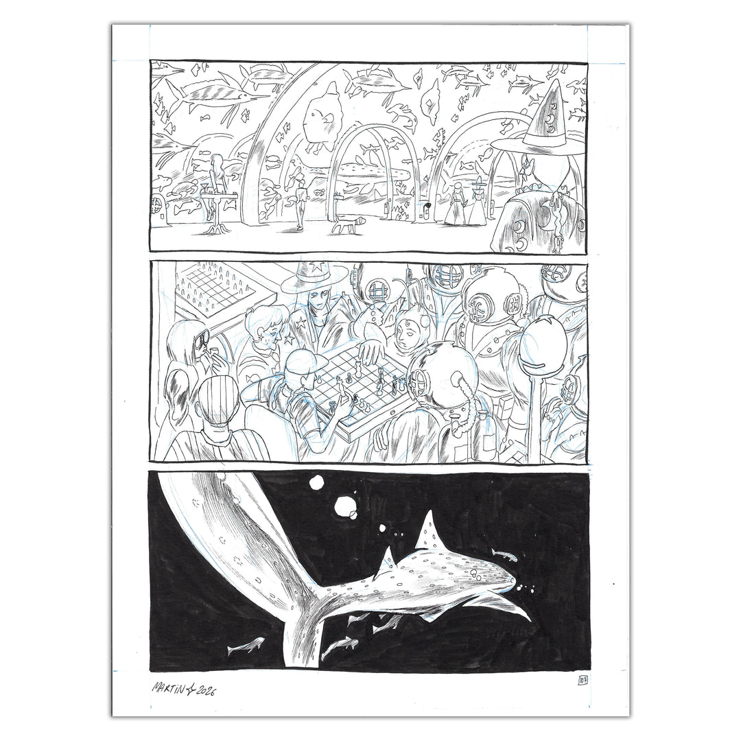 Martin Robic (Label 619) - Planche originale 111 Une Fête Sans Fin