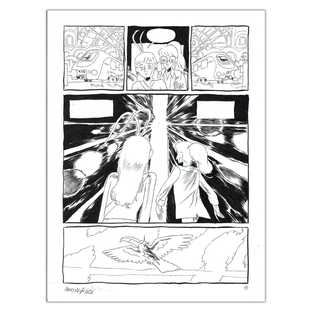 Martin Robic (Label 619) - Planche originale 12 Une Fête Sans Fin
