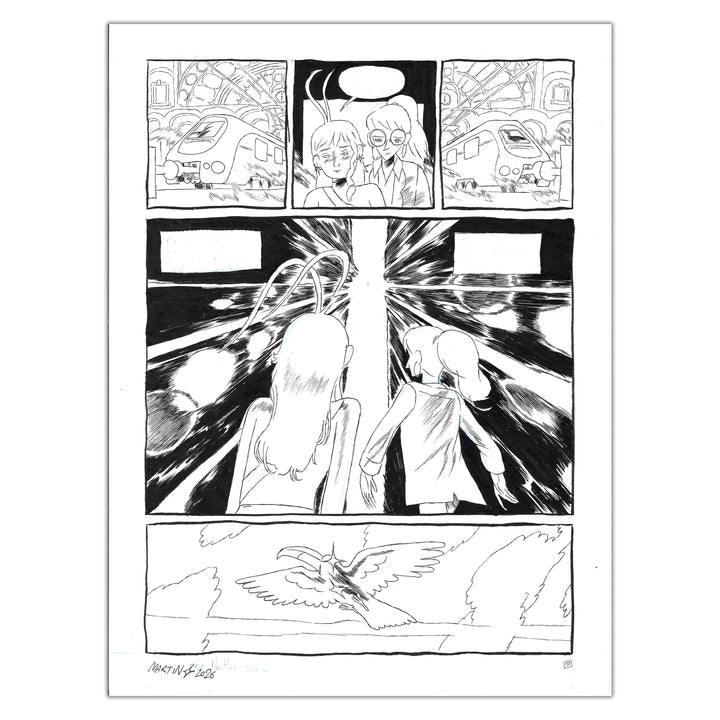 Martin Robic (Label 619) - Planche originale 12 Une Fête Sans Fin