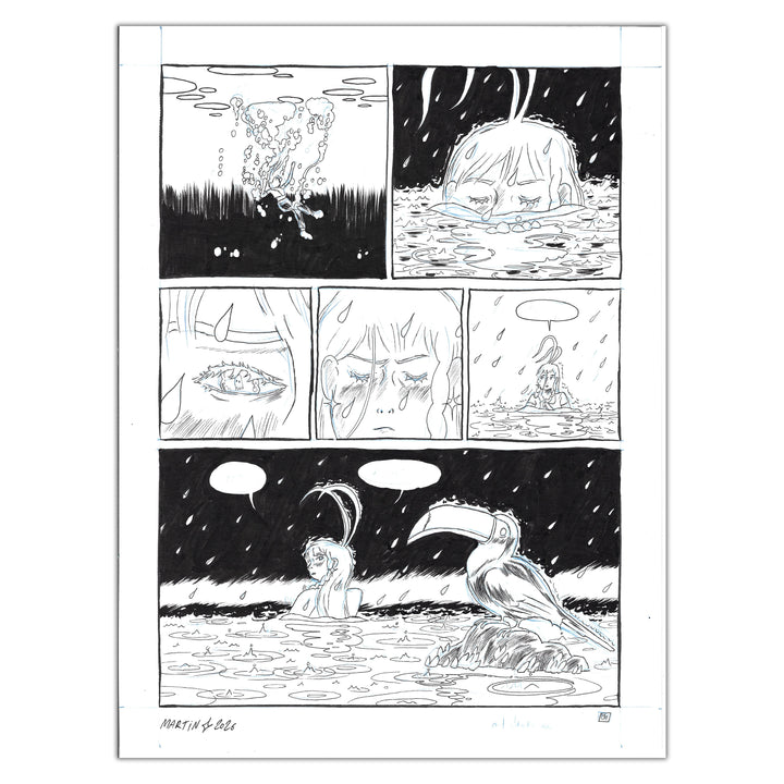 Martin Robic (Label 619) - Planche originale 134 Une Fête Sans Fin