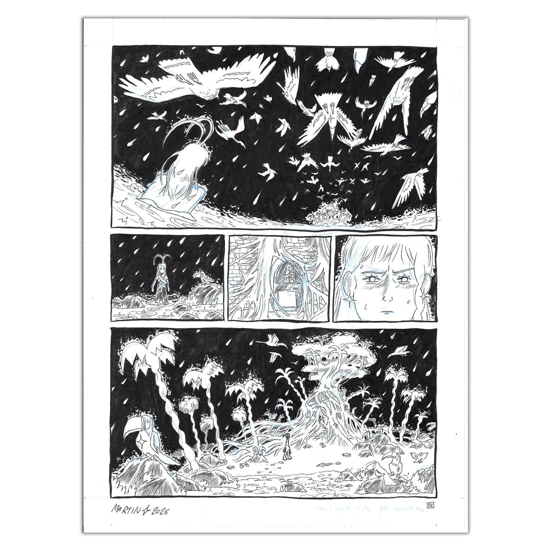 Martin Robic (Label 619) - Planche originale 136 Une Fête Sans Fin