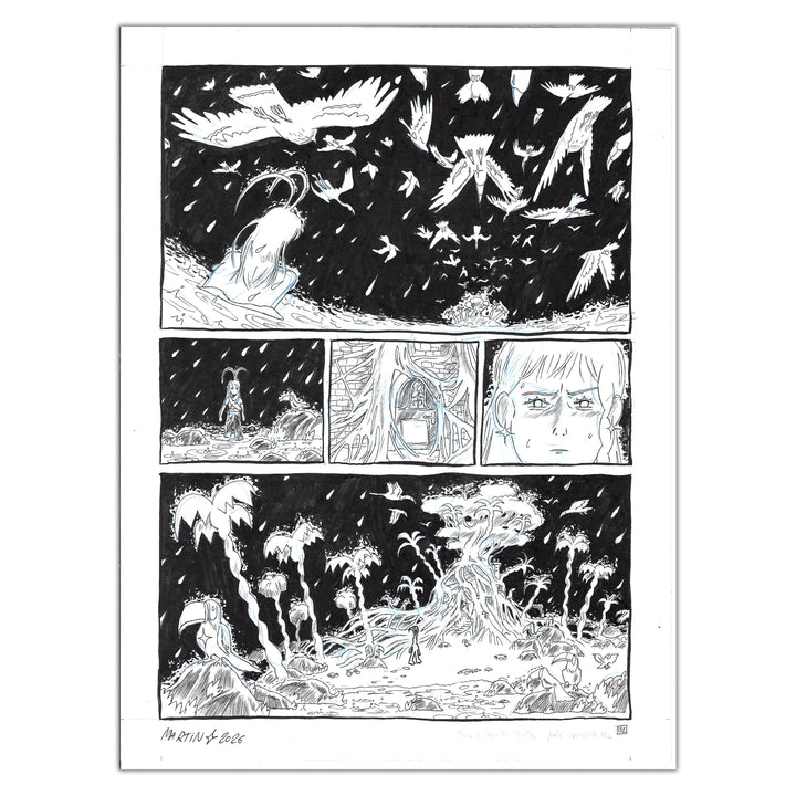 Martin Robic (Label 619) - Planche originale 136 Une Fête Sans Fin