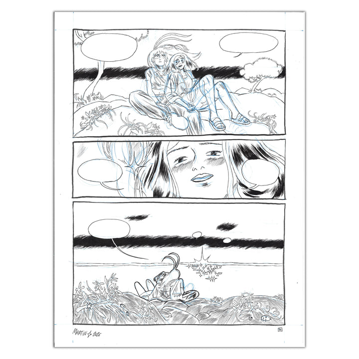 Martin Robic (Label 619) - Planche originale 165 Une Fête Sans Fin