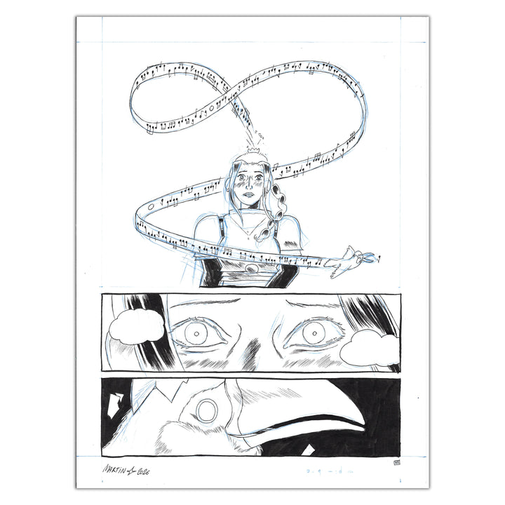 Martin Robic (Label 619) - Planche originale 168 Une Fête Sans Fin