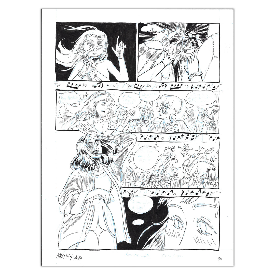 Martin Robic (Label 619) - Planche originale 31 Une Fête Sans Fin