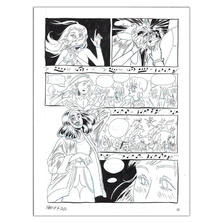 Martin Robic (Label 619) - Planche originale 31 Une Fête Sans Fin