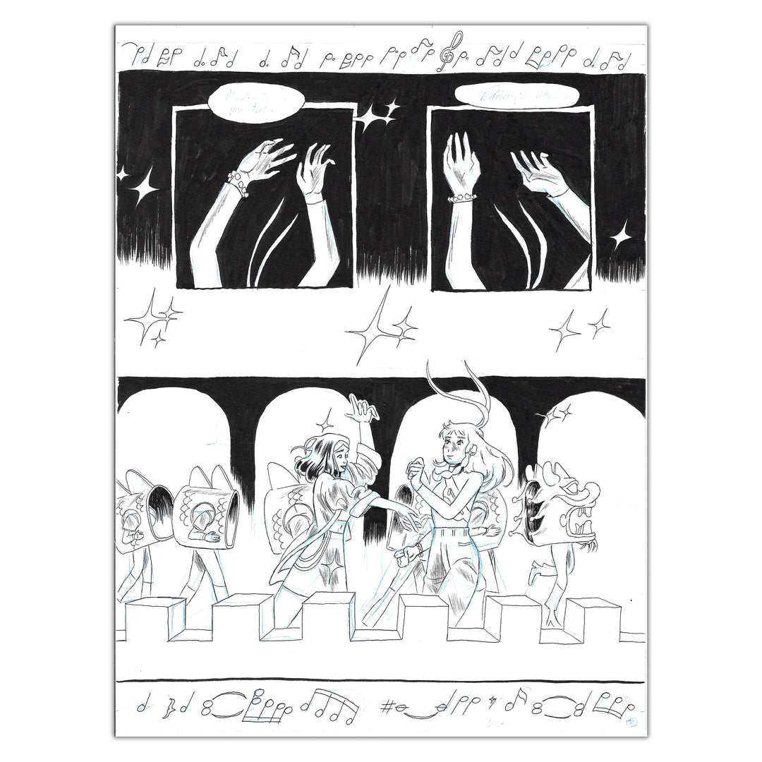 Martin Robic (Label 619) - Planche originale 32 Une Fête Sans Fin