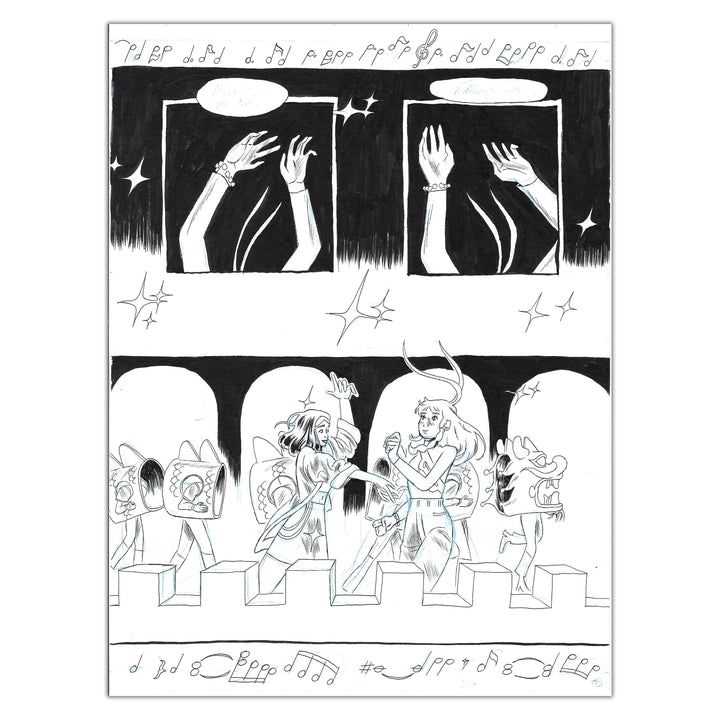 Martin Robic (Label 619) - Planche originale 32 Une Fête Sans Fin