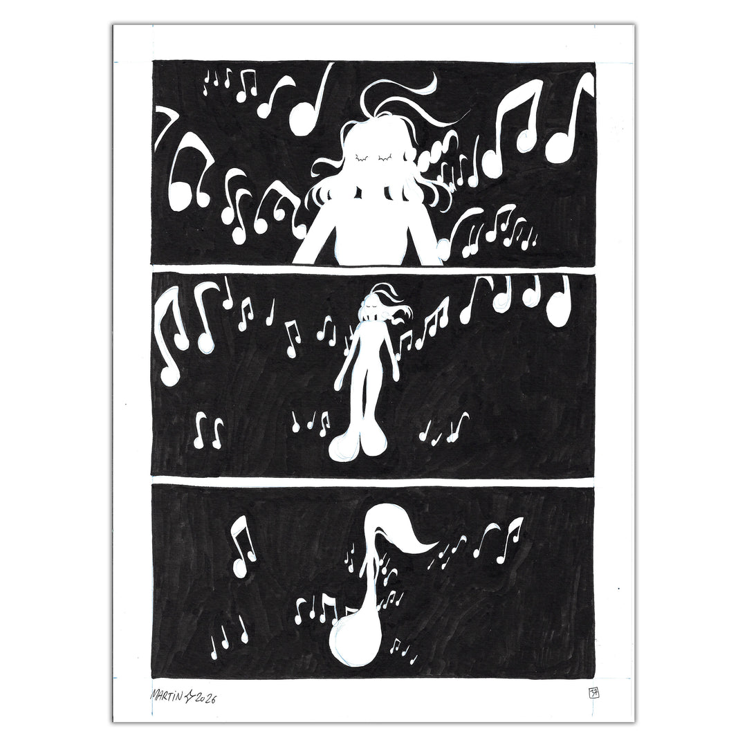 Martin Robic (Label 619) - Planche originale 39 Une Fête Sans Fin