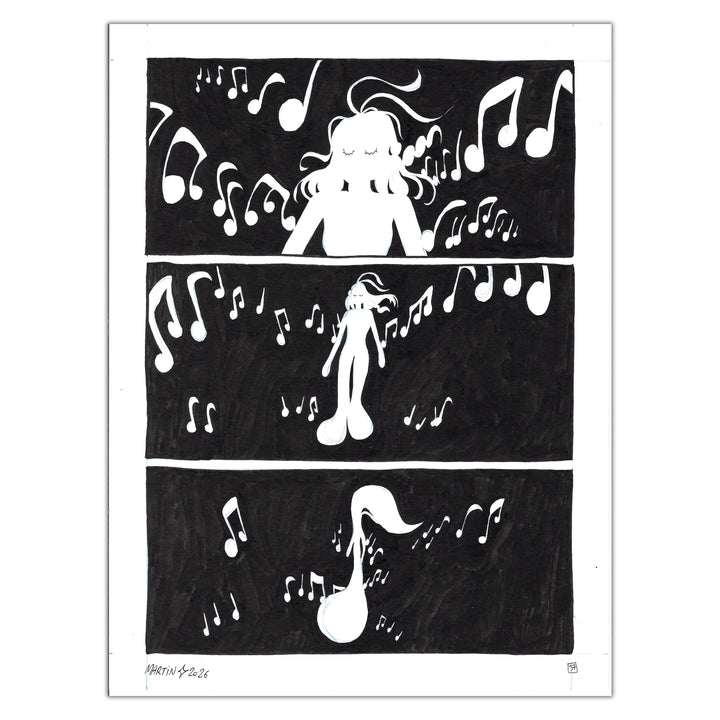 Martin Robic (Label 619) - Planche originale 39 Une Fête Sans Fin