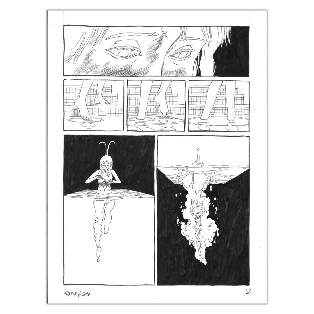 Martin Robic (Label 619) - Planche originale 57 Une Fête Sans Fin