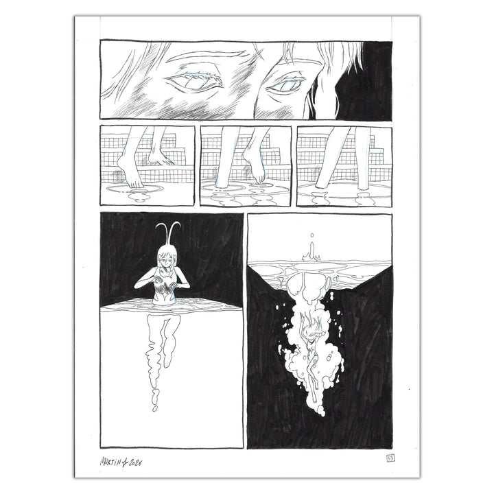 Martin Robic (Label 619) - Planche originale 57 Une Fête Sans Fin