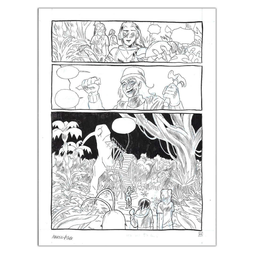 Martin Robic (Label 619) - Planche originale 68 Une Fête Sans Fin