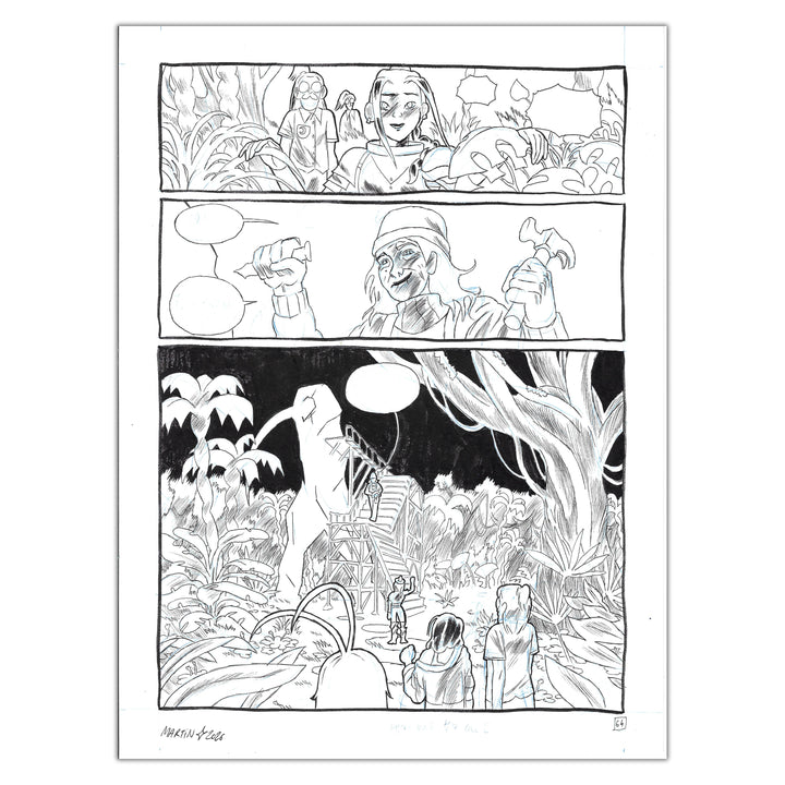 Martin Robic (Label 619) - Planche originale 68 Une Fête Sans Fin