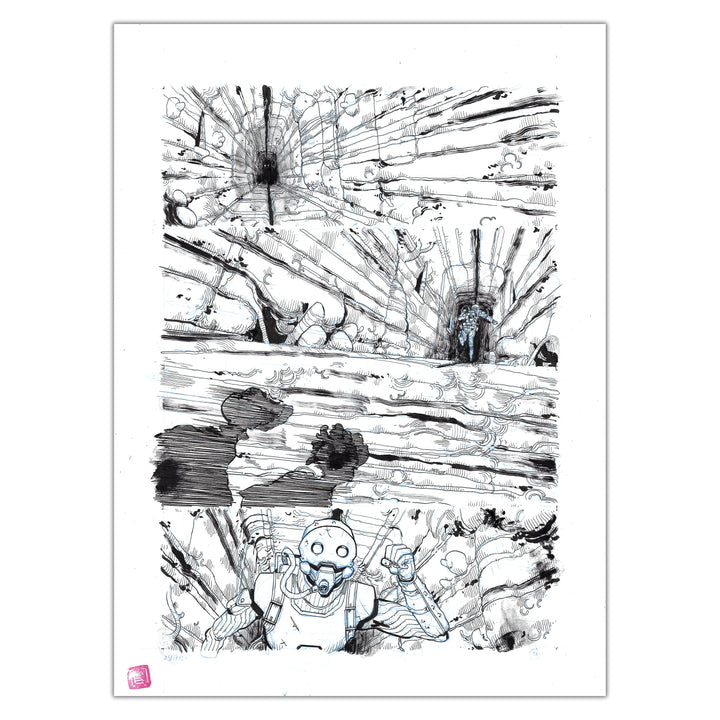 Mathieu Bablet - Silent Jenny  - Planche originale 3