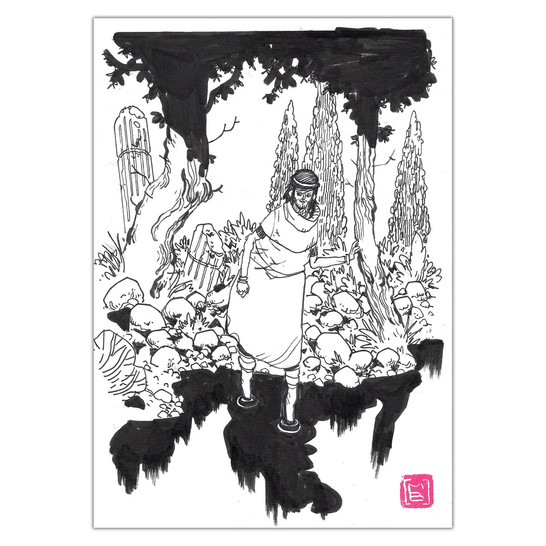 Mathieu Bablet - Adrastee - Original illustration