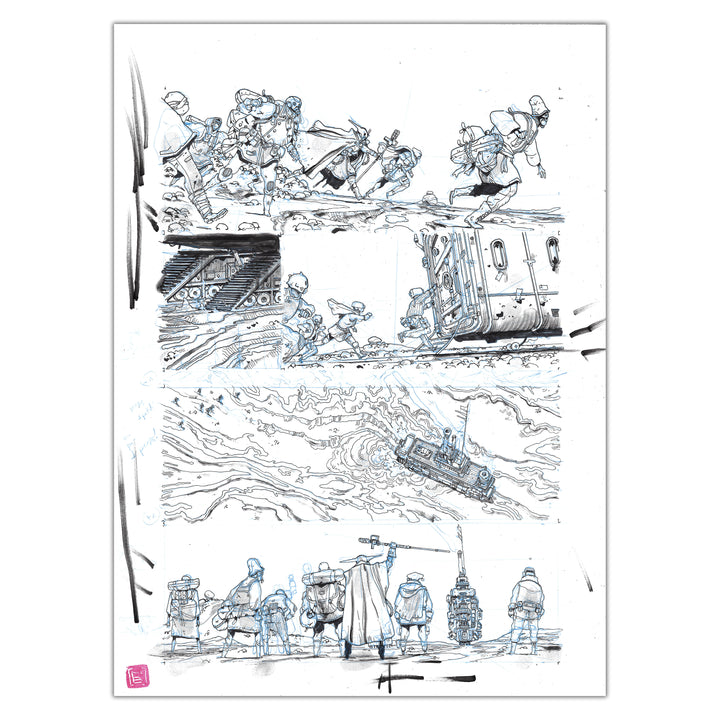 Mathieu Bablet - Silent Jenny  - Planche originale 125