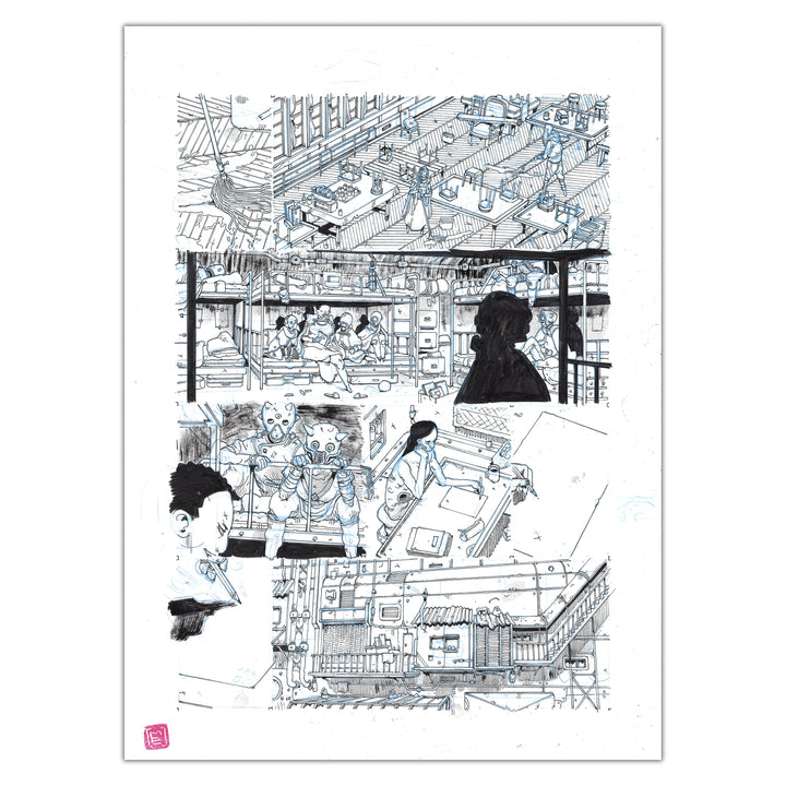 Mathieu Bablet - Silent Jenny  - Planche originale 23