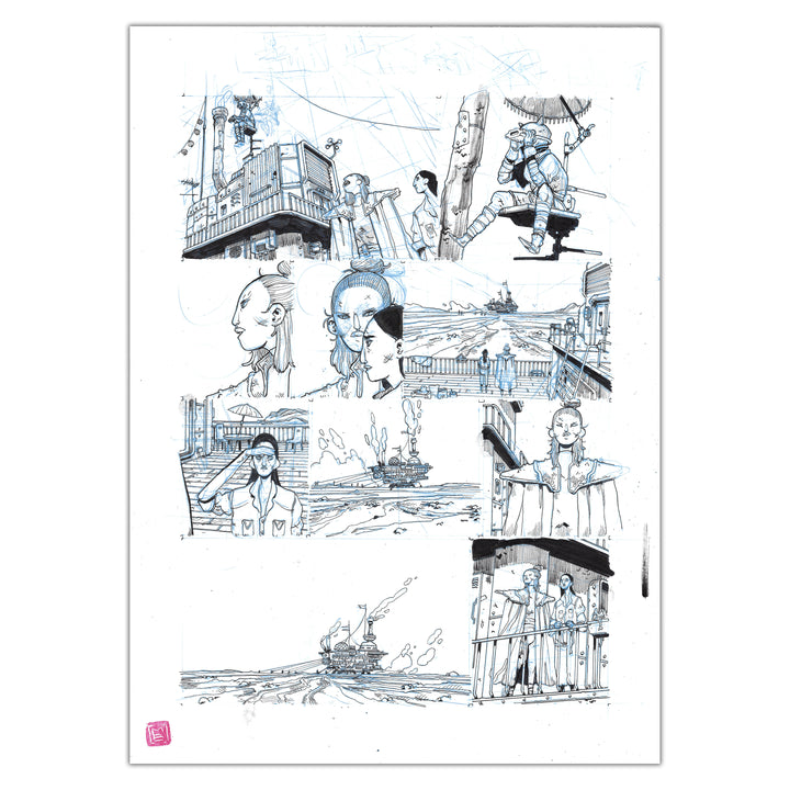 Mathieu Bablet - Silent Jenny  - Planche originale 28